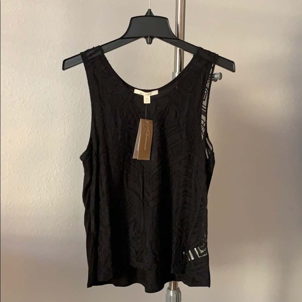 Francesca sheer blank tank